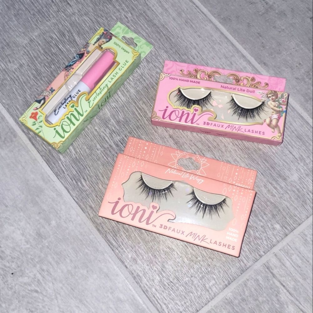 Ioni Lashes Set False Lashes Fake Lashes Faux Lashes